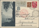 Italy - Postal Stationary: 1934, Pictorial Card Vitt.Em. 75c. Red "MALCESINE" Up - Entero Postal