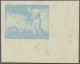 Croatia: 1945, 3.50kn. Labour Day, Imperf. Proof In Light Blue With Faint Impres - Croatia