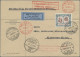 Liechtenstein: 1934, 2 Fr. Fürstenpaar Als EF Auf LP-Brief Mit Swissair-Balkanfl - Brieven En Documenten