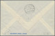 Liechtenstein: 1933, 1 Fr. Flugpost Auf Karte Mit Aushilfsstempel "TRIESENBERG" - Lettres & Documents