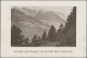 Liechtenstein: 1931, 1 U. 2 Fr. Zeppelin Auf Karte (etw. Bügig) Bzw. Brief Mit E - Brieven En Documenten
