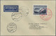 Liechtenstein: 1931, 1 U. 2 Fr. Zeppelin Auf Karte (etw. Bügig) Bzw. Brief Mit E - Covers & Documents