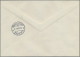 Liechtenstein: 1944, Freimarken Troyer Komplett 14 Werte Auf 3 Echt Gelaufenen R - Cartas & Documentos