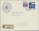 Delcampe - Liechtenstein - Dienstmarken: 1935/1936, 5 Verschiedene R-Briefe Der Regierung M - Servizio
