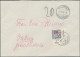 Delcampe - Liechtenstein - Portomarken: 1940/1954, 4 Unterfrankierte Belege Nachtaxiert Mit - Postage Due