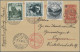 Liechtenstein - Ganzsachen: 1930, 10 A. 25 Rp. Überdruck, 2 Saubere GA-Karten (1 - Stamped Stationery