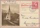 Liechtenstein - Ganzsachen: 1934/1938, 20 Rp. Schloßhof Auslandsbildpost-GA-Kart - Postwaardestukken