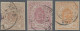 Luxembourg: 1859, 1 C. Hellbraun, 12½ C. Rosa Und 40 C. Rotorange, Alle 3 Marken - Other & Unclassified
