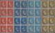 Netherlands - Service Stamps: 1940, Dienstmarken Königin Wilhelmina D 16/19 Erst - Servicios