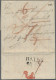 Österreich - Vorphilatelie: 1824: Brief Von Bruck A. D. Mur über Halle (L2) Nach - ...-1850 Vorphilatelie