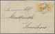 Österreich: 1850, 1 Kr. Ockergelb, Handpapier, Type I Mit Doppelseitigem Druck ( - Briefe U. Dokumente