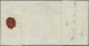 Österreich: 1850, 6 Kr. Braun, Handpapier, Type Ia Sowie Rückseitig Geklebt Glei - Covers & Documents