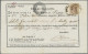 Österreich: 1850, 6 Kr. Braun, Handpapier, Type III, Frankiert Auf "vorausentwer - Briefe U. Dokumente