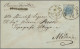 Österreich: 1850, 9 Kr. Blau, Handpapier, Type III Sowie Rückseitig Geklebt 6 Kr - Briefe U. Dokumente