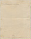 Österreich: 1850, 9 Kr. Blau Sowie Rückseitig Geklebt 6 Kr. Braun, Je Handpapier - Covers & Documents