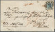 Österreich: 1854, 9 Kr. Blau, Maschinenpapier, Natürliche Senkrechte Druckfalte, - Lettres & Documents