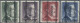 Österreich: 1945, Grazer Aushilfsausgabe, Die Vier Markwerte Mit Magerem, Kurzen - Used Stamps