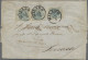 Österreich - Lombardei Und Venetien: 1854, 45 Cent., Maschinenpapier, Mehrfachfr - Lombardo-Vénétie