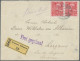 Österreichische Post In Der Levante: 1914, 4 X 20 Pa Rot Auf Rosa, Paarweise Vor - Levant Autrichien
