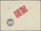 Österreichische Post In Der Levante: 1914, 4 X 20 Pa Rot Auf Rosa, Paarweise Vor - Oriente Austriaco