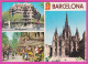 293761 / Spain - Barcelona - Cathedral Flower Shop PC 1986 USED 20+20Pta King Juan Carlos I  Flamme "CONSIGNE EN SUS - Storia Postale