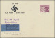 Österreich - Privatganzsachen: 1938, Zwei Postkarten Mit Wertstempel "Pilotenkop - Andere & Zonder Classificatie