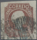 Portugal: 1865, King Pedro V Definitives, 5 R Red Brown, Wide Nearly Even Margin - Used Stamps