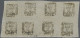 Romania: 1858, 5 Par Black On White, Decorative Block Of Eight, Mint Never Hinge - Nuovi