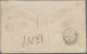 Romania: 1884, 10 Bani Horizontal Strip Of 5 Tied "Bucuresti Gara De Nord 8 Apr - Cartas & Documentos