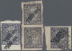 Russia: 1922 Four Examples Of The 7500r. On 250r. Violet Showing Varieties, I.e. - Oblitérés