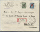 Russian Post In China: 1920, 20 C./20 K. And 25 C./25 K. Tied "XANGHAI 23 11 20" - Chine