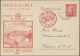 Sweden - Postal Stationery: 1929, Pictorial Card Gustav 15ö. Red, Four Different - Enteros Postales