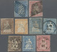 Schweiz: 1854-1861 Strubel: Partie Von 9 Marken, Von 5 Rp. Bis 20 Rp., Vom Münch - Gebruikt