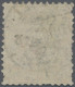 Schweiz: 1881 Sitzende Helvetia 1 Fr. Golden Auf Faserpapier, Gestempelt "BASEL - Usati