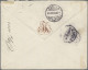 Schweiz - Portomarken: 1883-84 Vier Ungenügend Frankierte Briefe Aus Elberfeld ( - Taxe