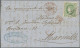 Spain: 1861/1865, Four Ship Letters Of Same Correspondence From Valencia To Mars - Briefe U. Dokumente