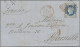 Spain: 1861/1865, Four Ship Letters Of Same Correspondence From Valencia To Mars - Covers & Documents