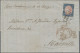 Delcampe - Spain: 1861/1865, Four Ship Letters Of Same Correspondence From Valencia To Mars - Storia Postale