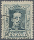 Spain: 1922, Alfonso 15 C. Green With Double Numeration "B276.108" On Reverse, U - Usati