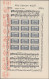 Czechoslowakia: 1934, National Anthem, 1 Kc Brown-lilac And 2 Kc Blue On Card Pa - Usados