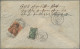 Turkey: 1868-70 Duloz 2pi. And Bisected 20pa. Green Used On Back Of Cover Sent F - Briefe U. Dokumente