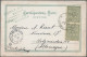 Turkey: 1897: German Post Card Franked By Two 10 Paras Grey Green (SCOTT 95) Wit - Cartas & Documentos