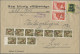 Hungary: 1946: Spectacular Envelope With 62 Inflation Stamps (817 - 50x, 835 - 2 - Briefe U. Dokumente