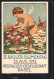 Künstler-AK Basel, III. Blumentag 1912, Pestalozzi-Gesellschaft  - Basel