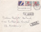 1967--lettre De NANCY 01-54 Pour BORDEAUX-33,tp Coq+blason,cachet Temporaire"NUIT DE L'AGR"..griffes Et Pub Au Verso - Cartas & Documentos