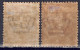 Italien 1863/65 - Ziffern, Nr. 23 - 24, Gefalzt * / MLH - Ongebruikt