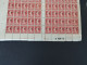 FEUILLE COMPLETE 150 TIMBRES SEMEUSE FRANCHISE MILITAIRE FM 5 FM5 MILLESIME 5 - Full Sheets