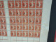 Delcampe - FEUILLE COMPLETE 150 TIMBRES SEMEUSE FRANCHISE MILITAIRE FM 5 FM5 MILLESIME 5 - Full Sheets