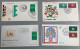 11 Enveloppes Premier Jour :  Europa  (1959/71 Avec 14 Timbres Europa) & 2 Cartes Europa (Timbre Bleu & Timbre Rouge - 1 - Otros & Sin Clasificación