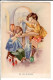 Cpa  Fantaisie Enfant -illustrateur La Vie D Artiste - Cartes Postales Ancienne - Zeitgenössisch (ab 1950)
